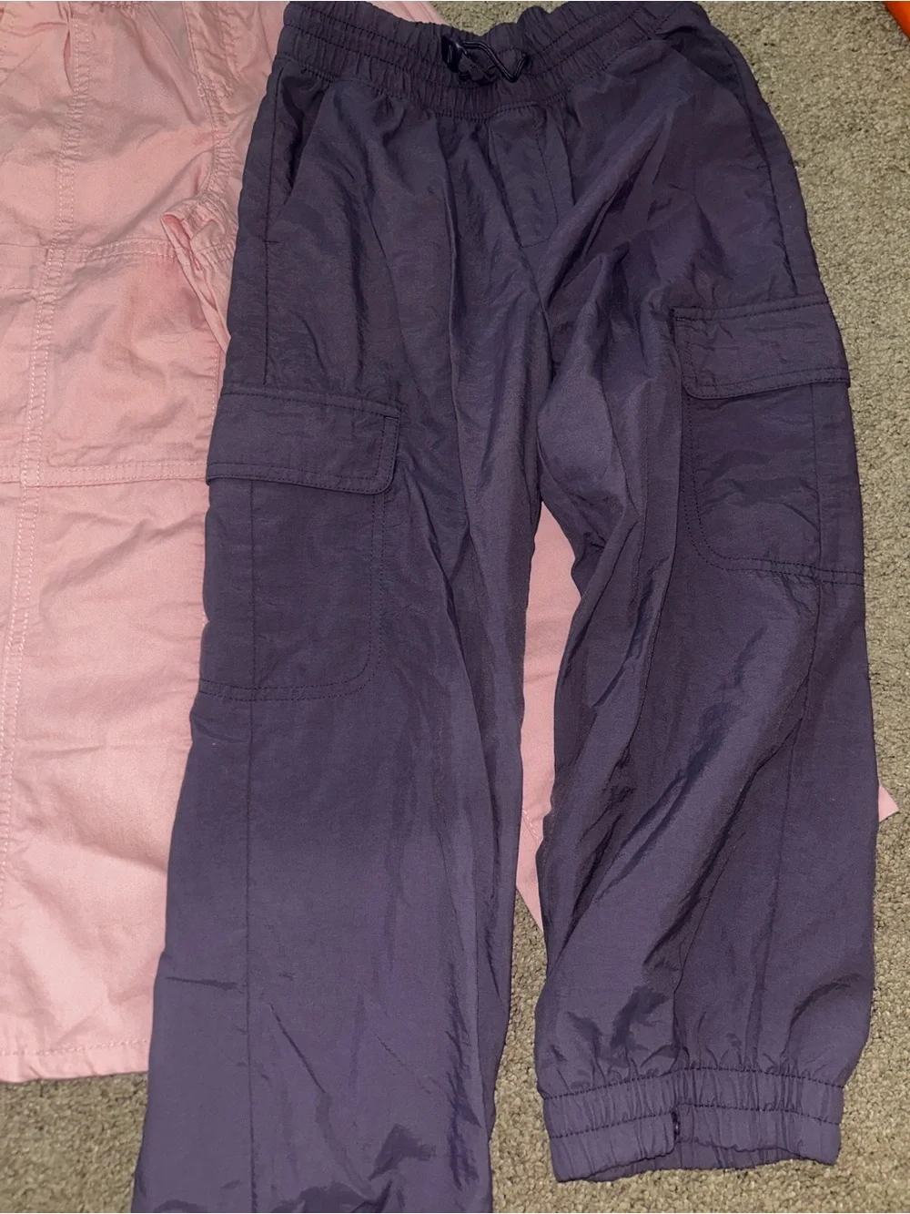 GAP Pink and Purple Kids Cargo Pants